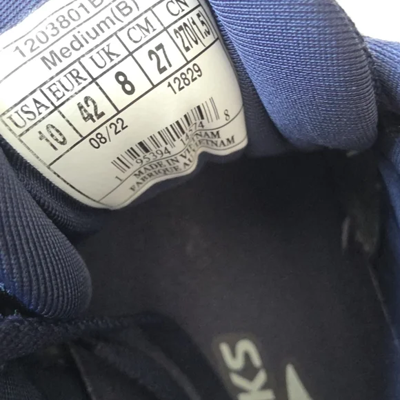 Brooks Navy Ghosts Running Shoes - Picture 8 of 9